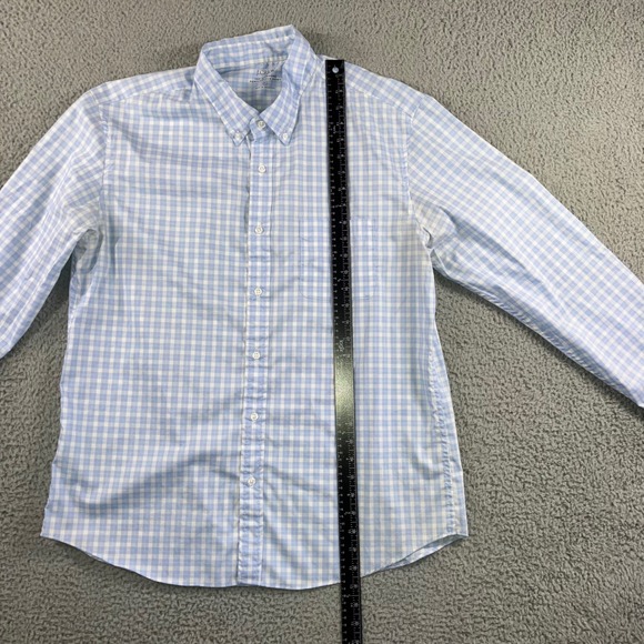 J Crew Offshore Performance Shirt Men XL Gingham Button Down Golf Preppy Sport - Picture 5 of 10